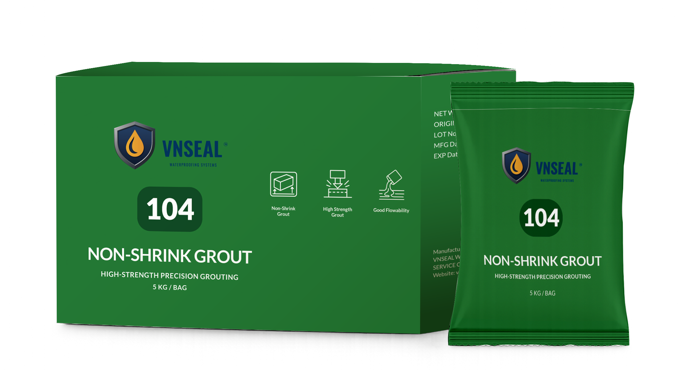 VNSEAL 104 Non-shrink Grout